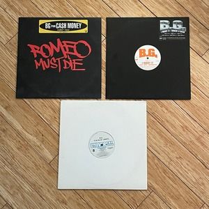 Lot of 3 B.G. 12" Vinyl Records Singles rap hip hop juvenile hot boyz lil wayne